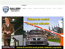 Tablet Screenshot of gallerysecurity.com